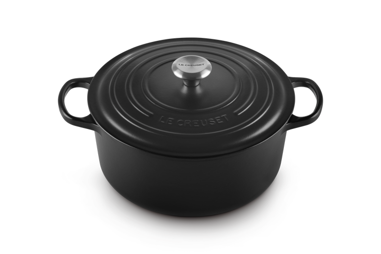 Каструля Le Creuset Signature 6,7 л Чорний (21177280000430) - фото 2