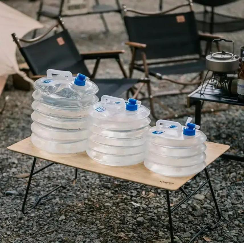 Канистра для воды и пищевых жидкостей складная 10 л Белый (119) - фото 4 Канистра для воды и пищевых жидкостей складная 10 л Белый (119) - фото 4