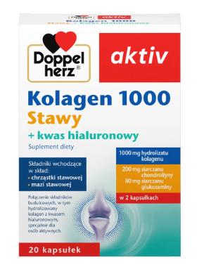 Колаген DoppelHerz Kolagen 1000 Суглоби 20 капсул Колаген DoppelHerz Kolagen 1000 Суглоби 20 капсул