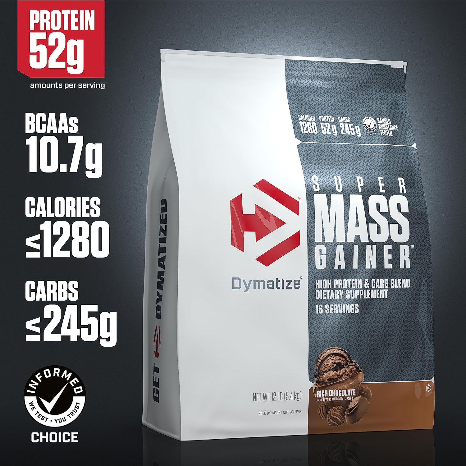 Гейнер Dymatize Super Mass Gainer Rich Chocolate 5,4 кг - фото 3