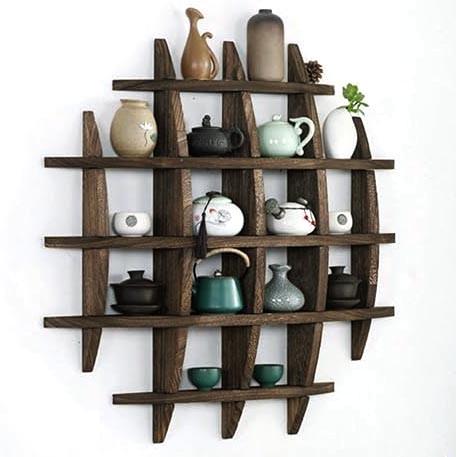 Полка для кружек из дерева Галиро Капучино (СДК-009509)