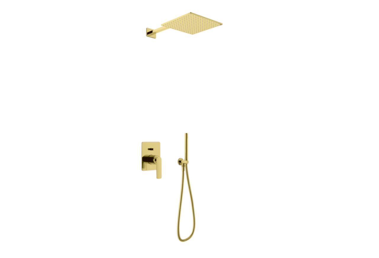 Душевая система KOHLMAN EXPERIENCE 30 BOX скрытого монтажа Gold (2763636577)