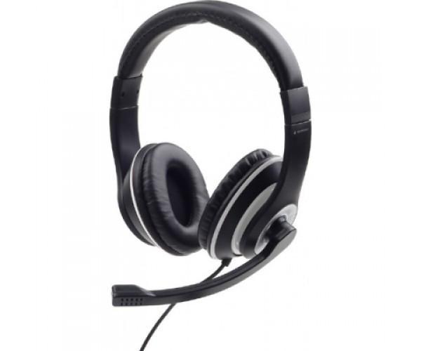 Наушники Gembird MHS-03 Black/White (MHS-03-BKWT)