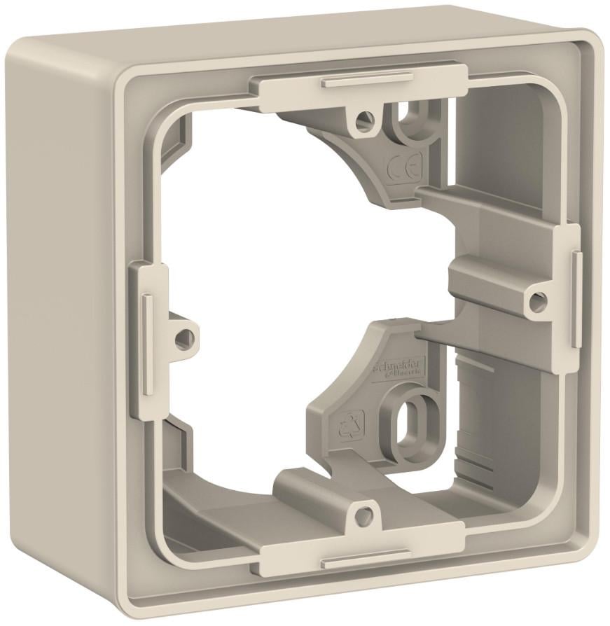 Коробка Schneider Electric Unica для открытого монтажа 1-постовая ABS Бежевый (NU800244) Коробка Schneider Electric Unica для открытого монтажа 1-постовая ABS Бежевый (NU800244)