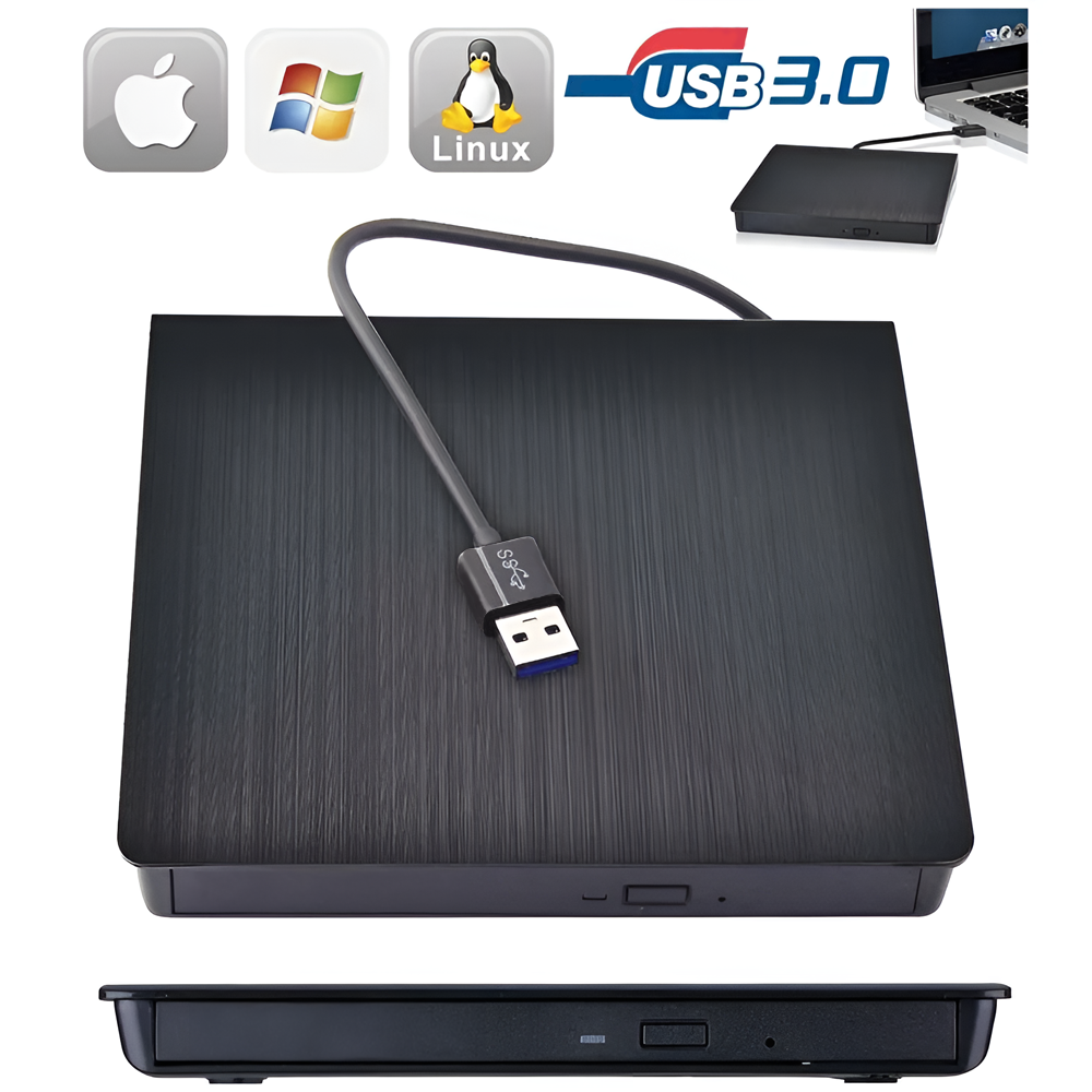 Дископривод внешний оптический Addap USB 3.0+ Type-C EDB-02 - фото 4