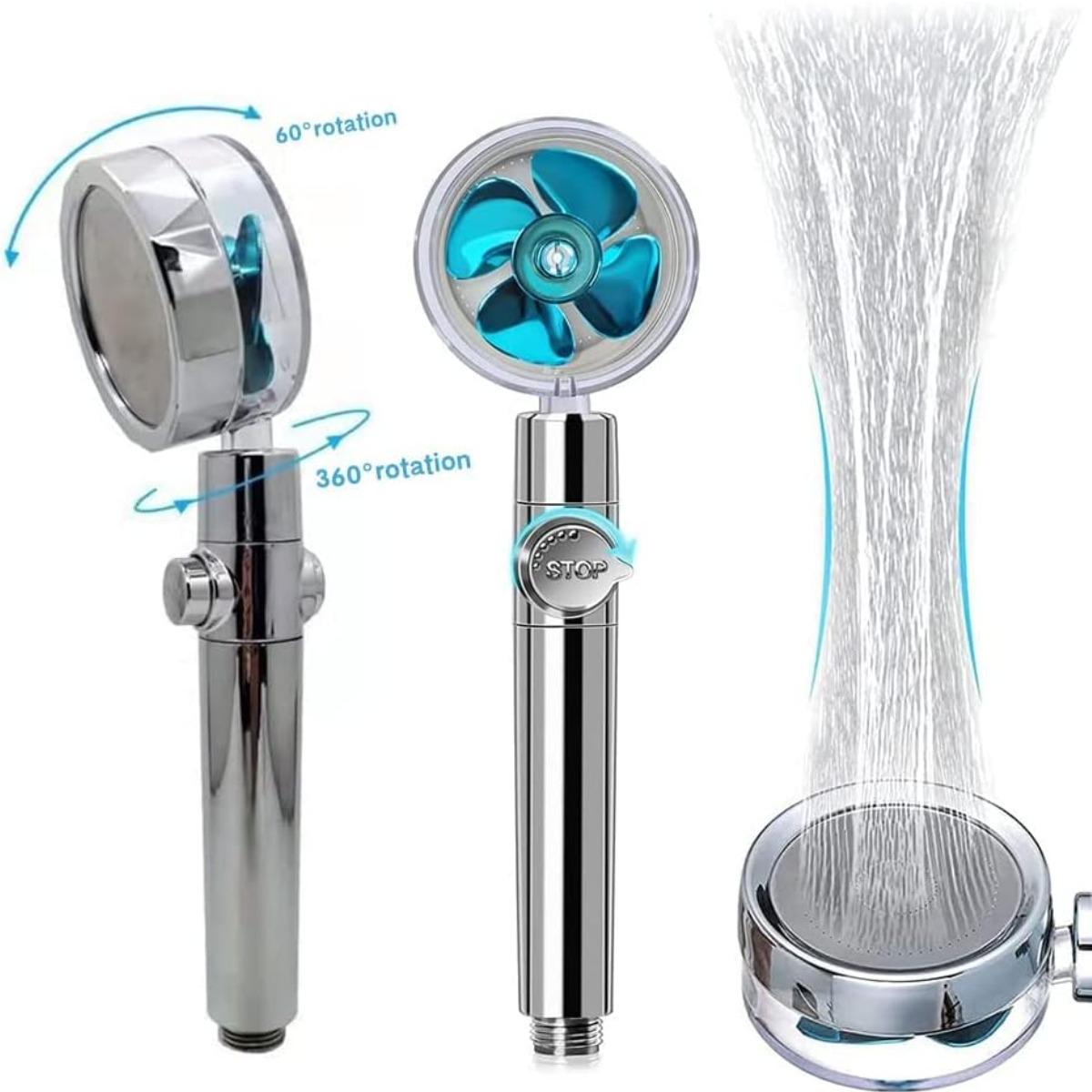 Насадка для душа с вентилятором Turbocharged Shower Head - фото 6