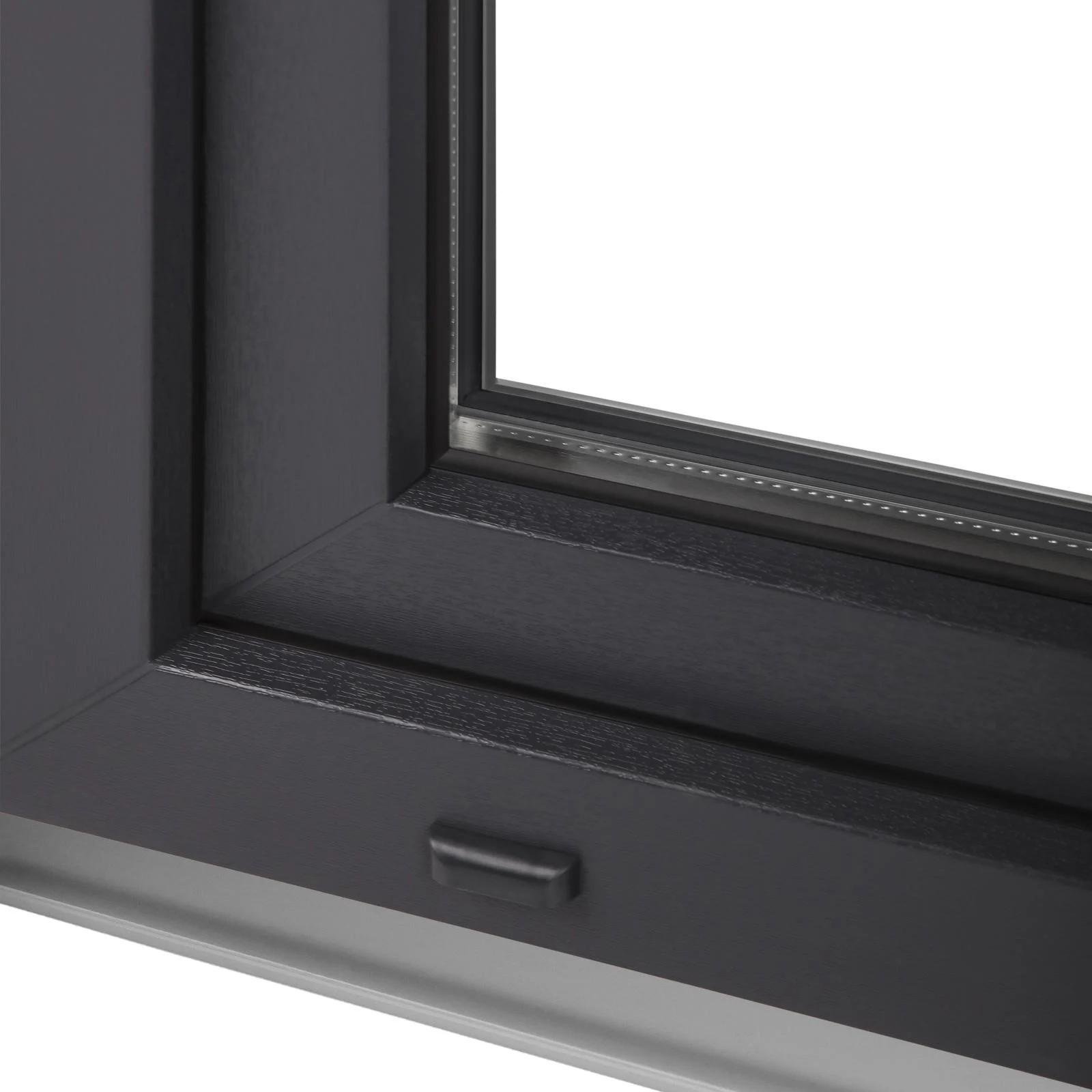 Окно пластиковое однокамерное Steko V62 поворотно-откидное 2100х2400 мм Антрацитовый (985456) - фото 2