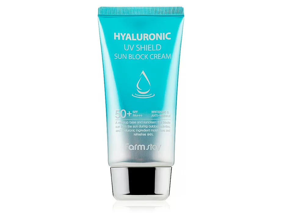 Крем сонцезахисний з гіалуроновою кислотою FarmStay Hyaluronic UV Shield Sun Block Cream SPF 50+ (Т000229)