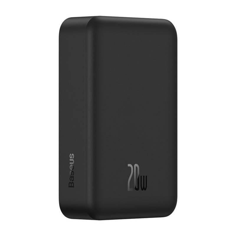 Повербанк BASEUS Magnetic Mini Wireless Fast Charge 20W 20000 mAh Black (PPCX150001) - фото 5