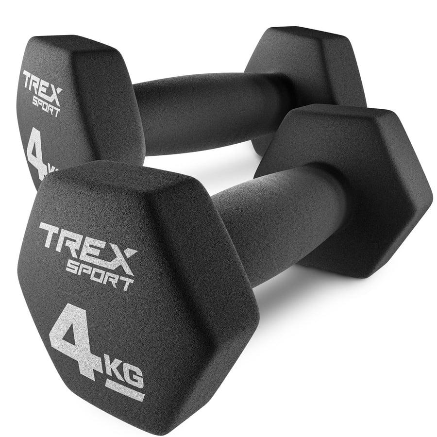 Гантелі для фітнесу неопренові TREX Sport TX-040VD 2x4 кг (5333)