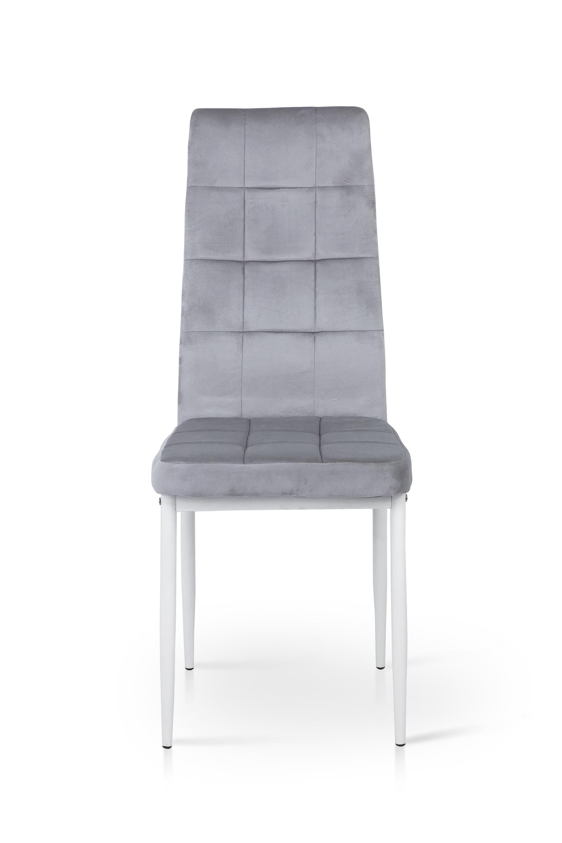 Стілець для кухні та вітальні ГРЕЙС Айс 410х980х510 мм Білий/Світло-сірий (GAА0057286) - фото 1 Стілець для кухні та вітальні ГРЕЙС Айс 410х980х510 мм Білий/Світло-сірий (GAА0057286) - фото 1