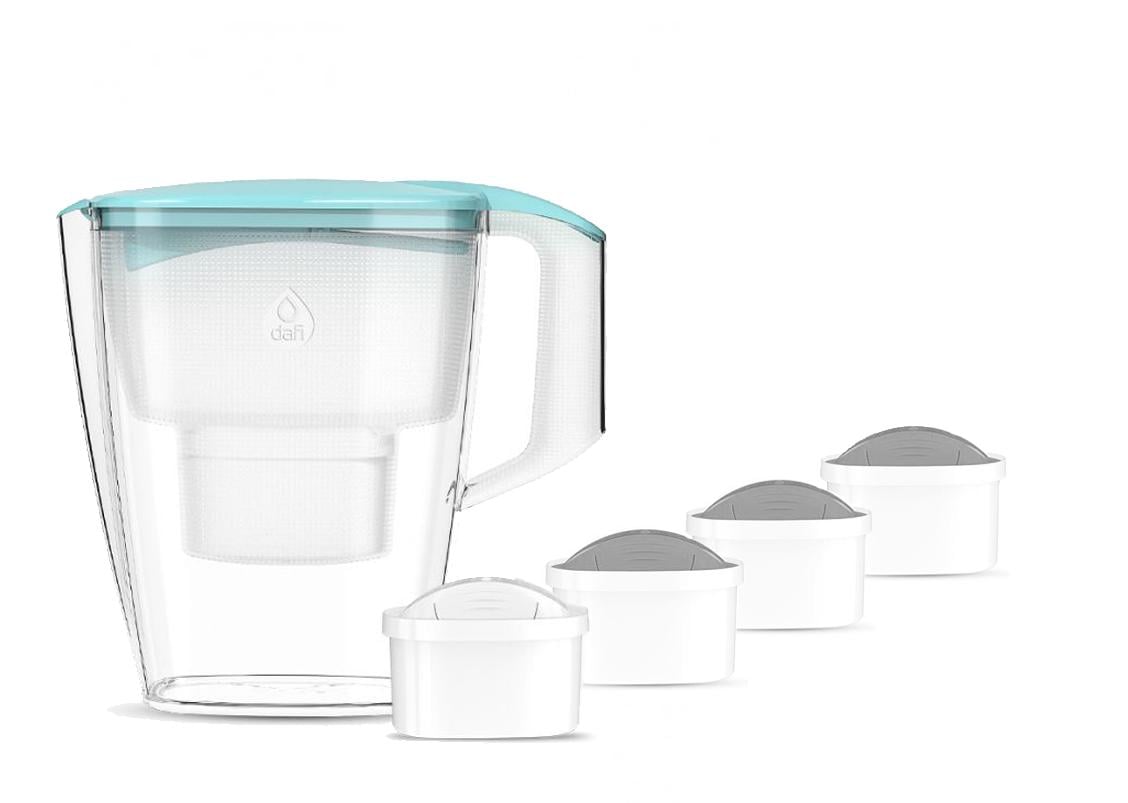 Фільтр-глечик DAFI Start та 4 картриджі DAFI Unimax М'ятний (8238428)