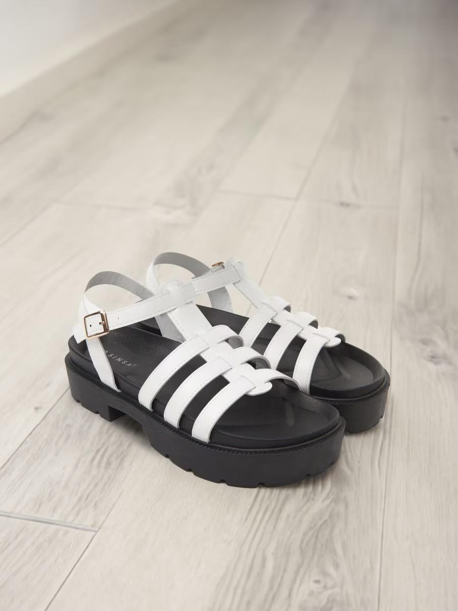 Сандалі Sinsay р. 39 Чорно-білий (9854239) - фото 5 Сандалі Sinsay р. 39 Чорно-білий (9854239) - фото 5