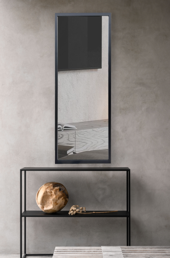 Дзеркало в рамці CRYSTAL GLASS 2290 1700x650 мм Чорний (С4089)