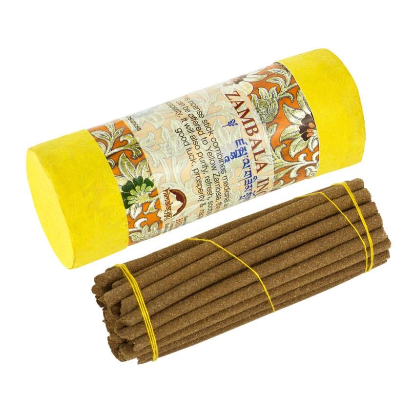 Пахощі Тибетські Yellow Zambala short hard rp roll 10x4x4 см Жовтий (25082)