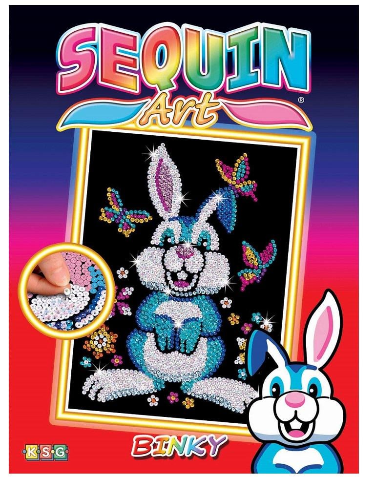 Детская картина из блесток Sequin Art Red Кролик Бинки 25х34 см от 6 лет (SA1603)