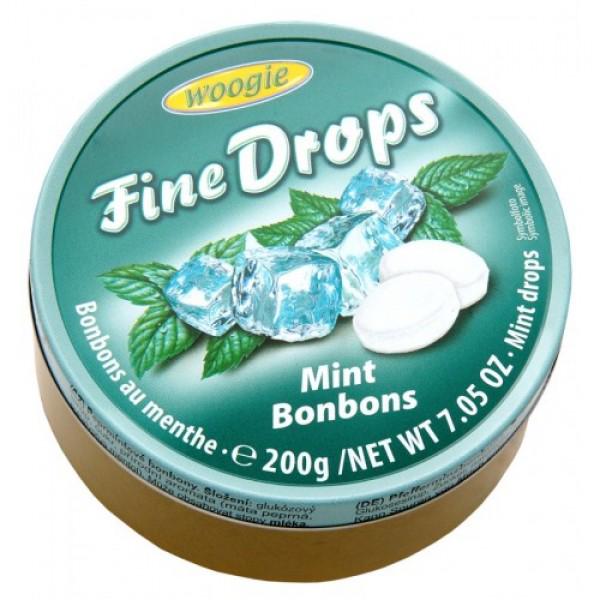 Леденцы FINE DROPS Mint Bonbons Мята 200 г (064104)