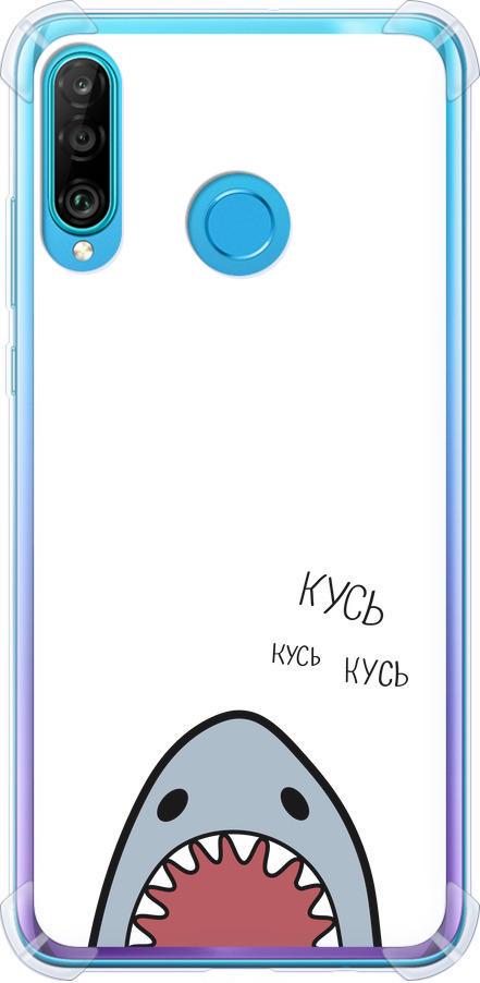 Чехол на Huawei P30 Lite Акула (4870sp-1651-42517)