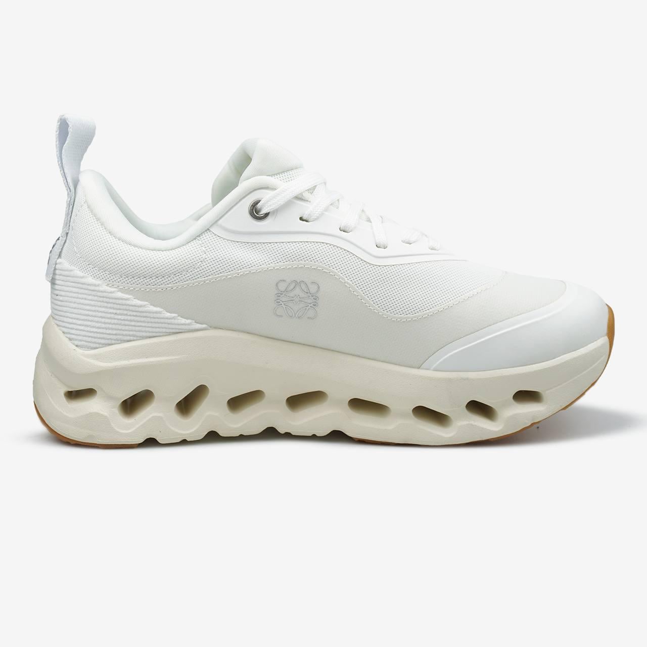 Кросівки жіночі в стилі Loewe x Cloudtilt White р. 36 Білий з бежевим (OL301)