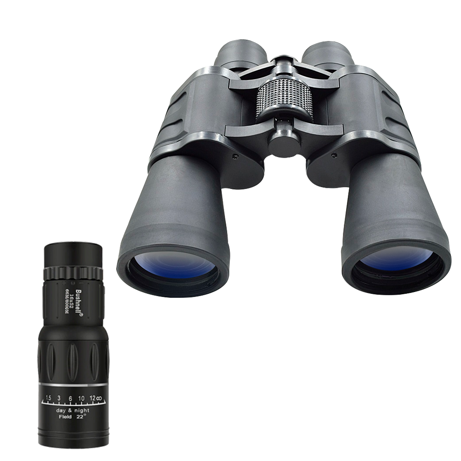 Бинокль Porro BAK7 60х50 56/1000 м водонепроницаемый с чехлом и монокуляр 16х52 (30fe7234)