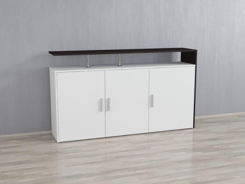Тумба ТВ Nellie 1600x916x350 мм Белый/Венге темный (id27-0000-87-white-venge )