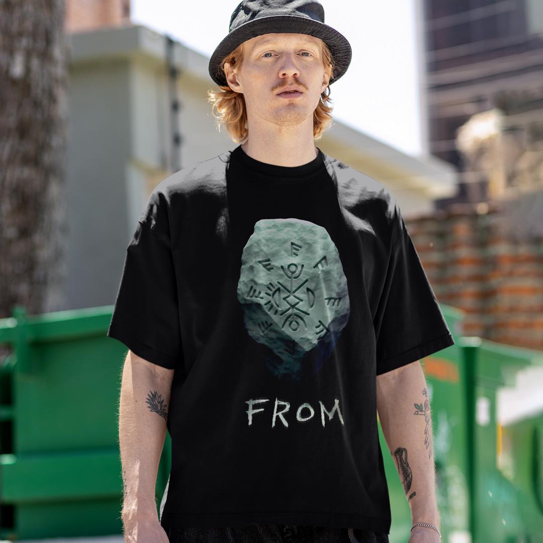 Футболка унисекс From Talisman 3XL Черный (0000014833)