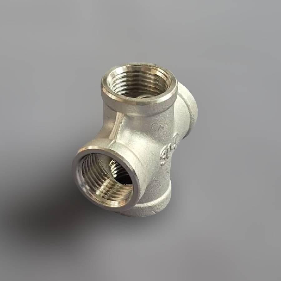 Крестовина DN15 ВР BSPP равнопроходная н/ж сталь AISI304 Class 150 1/2" (29203281) - фото 7 Крестовина DN15 ВР BSPP равнопроходная н/ж сталь AISI304 Class 150 1/2" (29203281) - фото 7