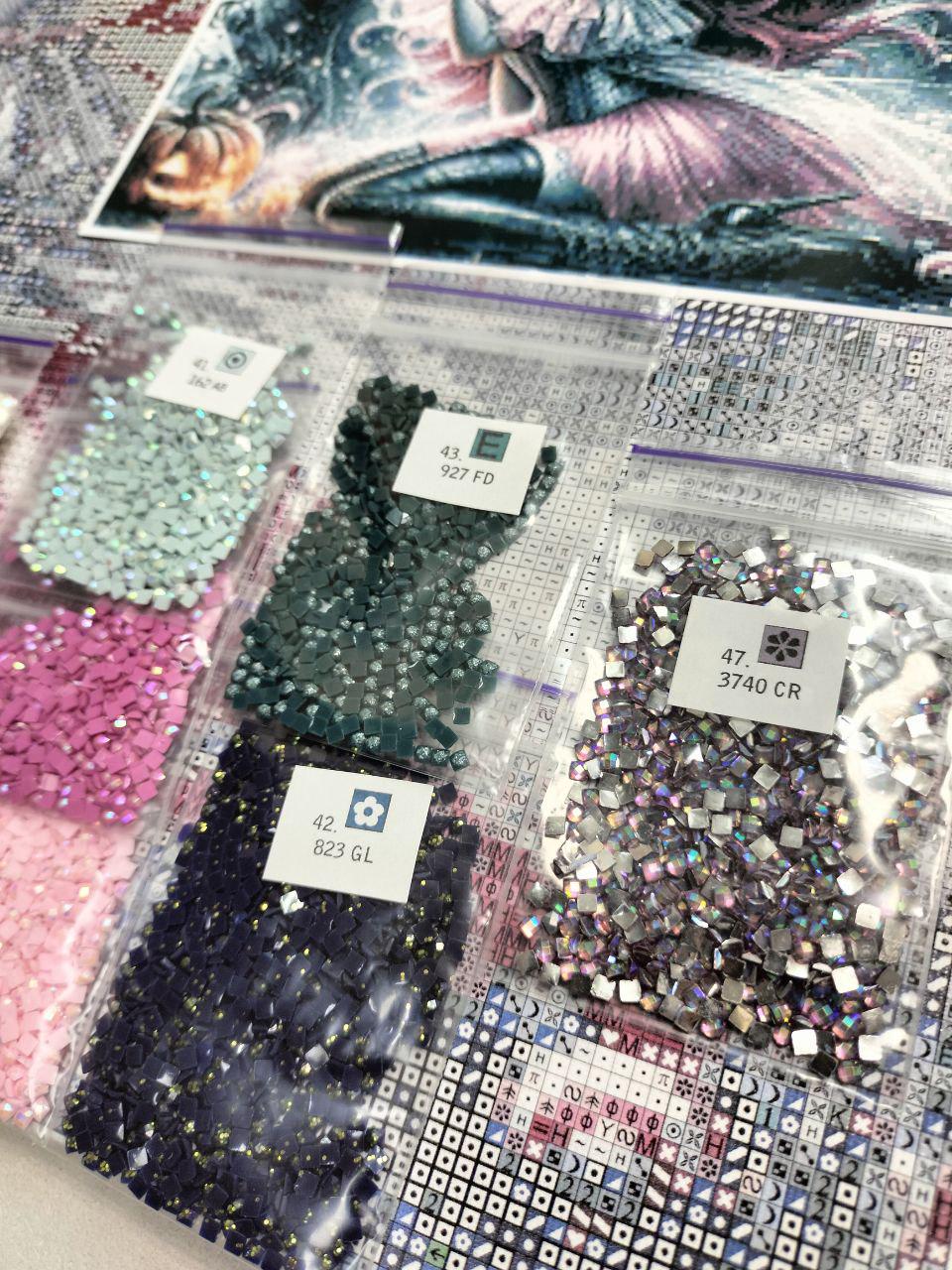 Алмазная мозаика АлМазка Чары квадратные алмазы на подрамнике 40x50 см (АлМ-296) - фото 5