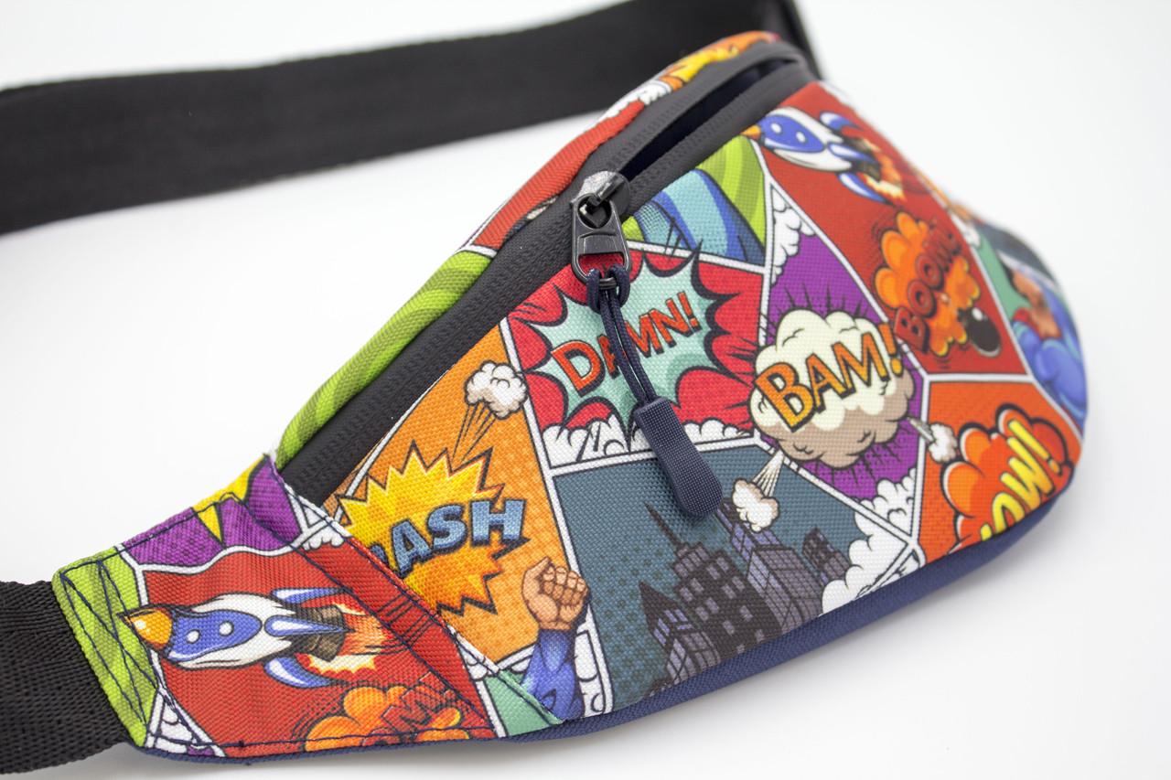 Сумка бананка Комікс (2329880340) - фото 2 Сумка бананка Комікс (2329880340) - фото 2