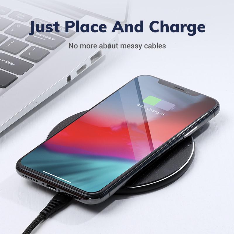 Беспроводное зарядное устройство Topk Wireless Charger B01W (1064917613) - фото 4