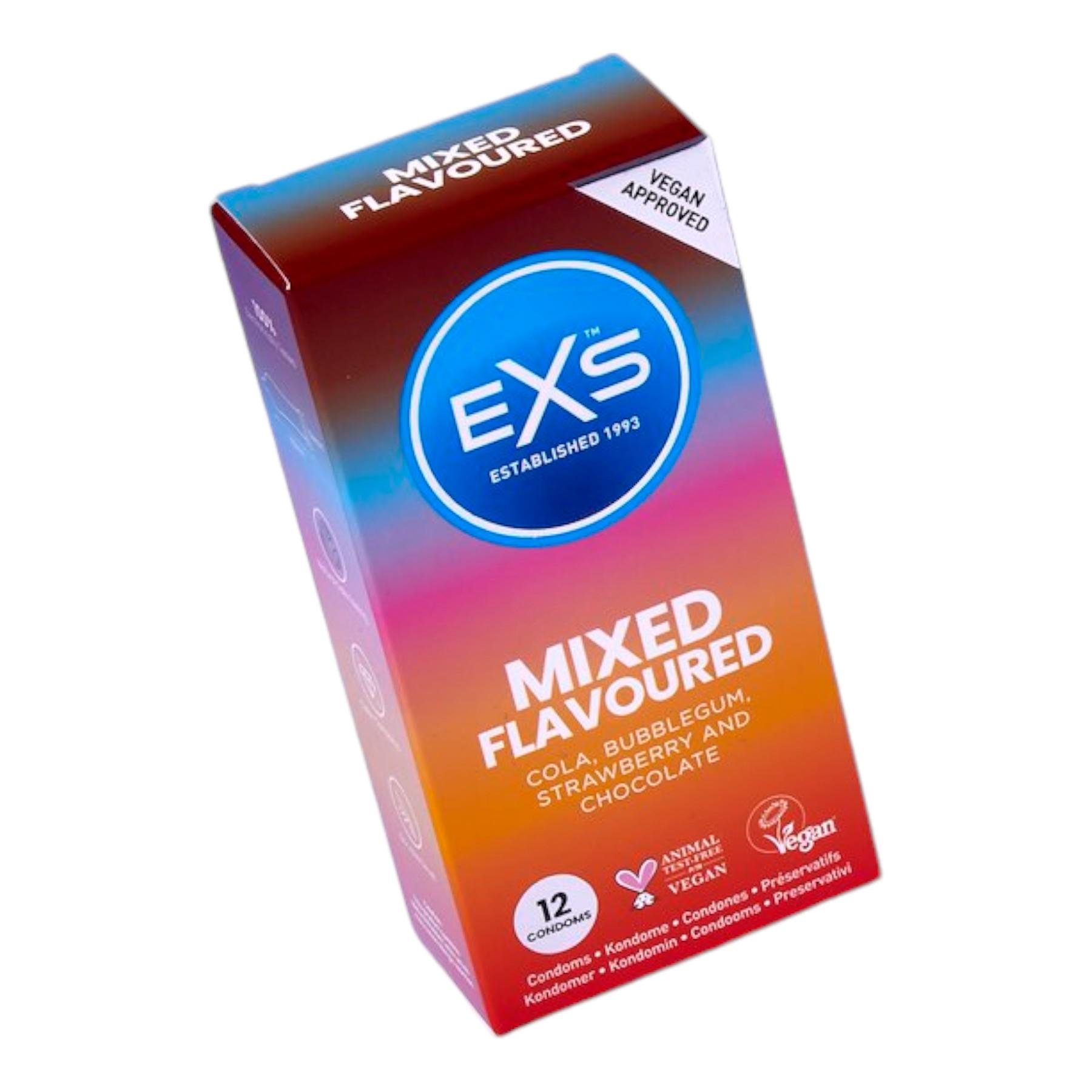 Оральні презервативи Flavored Mix EXS №12 - фото 4