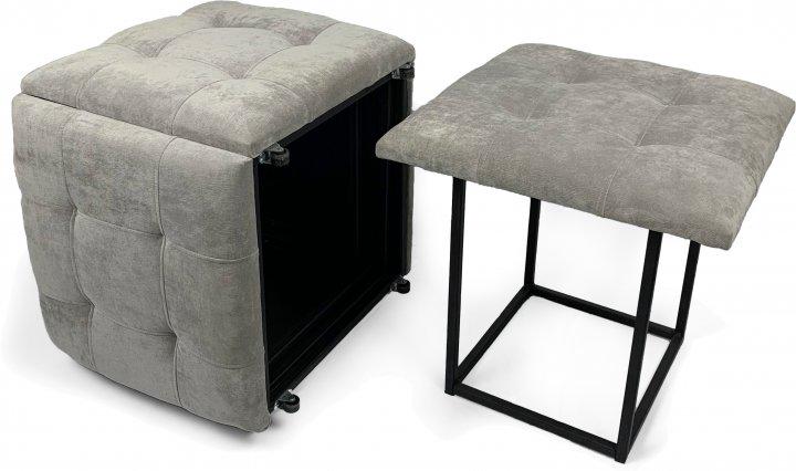 Пуф трансформер Luxury KADIS 5в1 Светло серый (9356729) - фото 6 Пуф трансформер Luxury KADIS 5в1 Светло серый (9356729) - фото 6