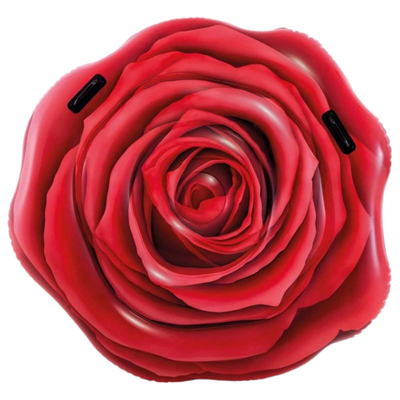 Пліт надувний Intex троянда Червоний (137х132 см)