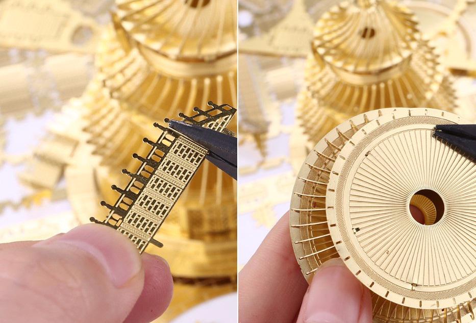 Інструмент для складання моделей Piececool Primary needle-nosed pliers T-JZQ05 Black - фото 3