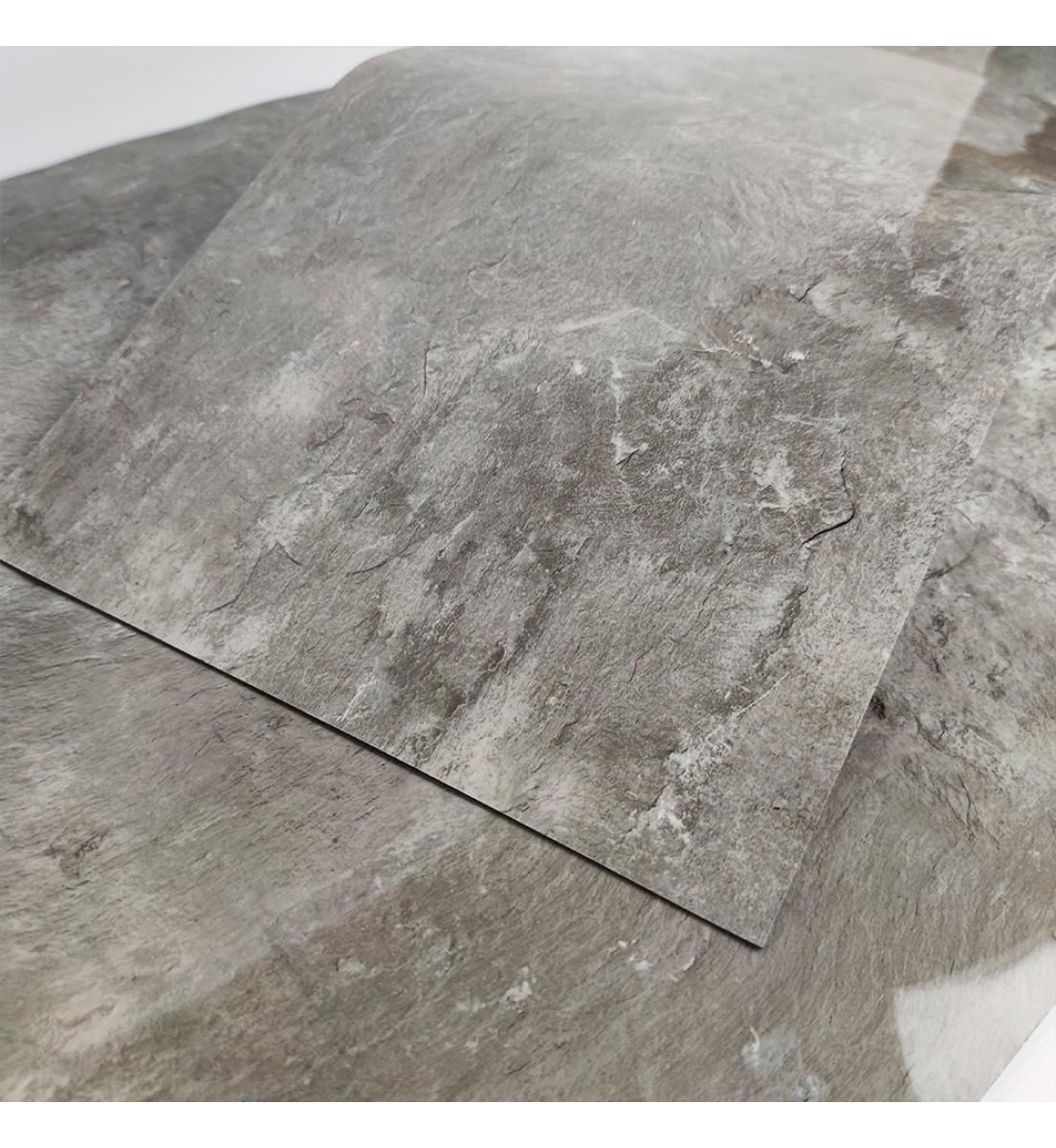 Плитка вінілова самоклеюча 600x300x1,5 мм Сріблястий мармур (СВП-103-мат) - фото 3 Плитка вінілова самоклеюча 600x300x1,5 мм Сріблястий мармур (СВП-103-мат) - фото 3