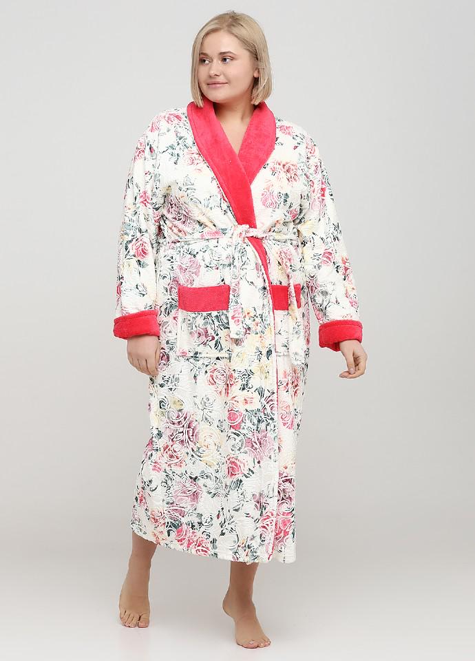 Халат Wild Love 5XL Разноцветный/Коралловый (8)