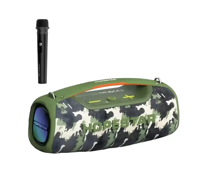 Портативная колонка HOPESTAR A60 100 Вт Зеленый (46644) - фото 2