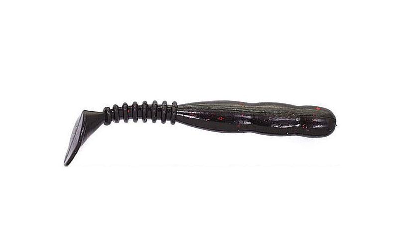 Силиконовый виброхвост Reins Rockvibe Shad №017 съедобный 3" 15 шт. Black/Red FL (5739)