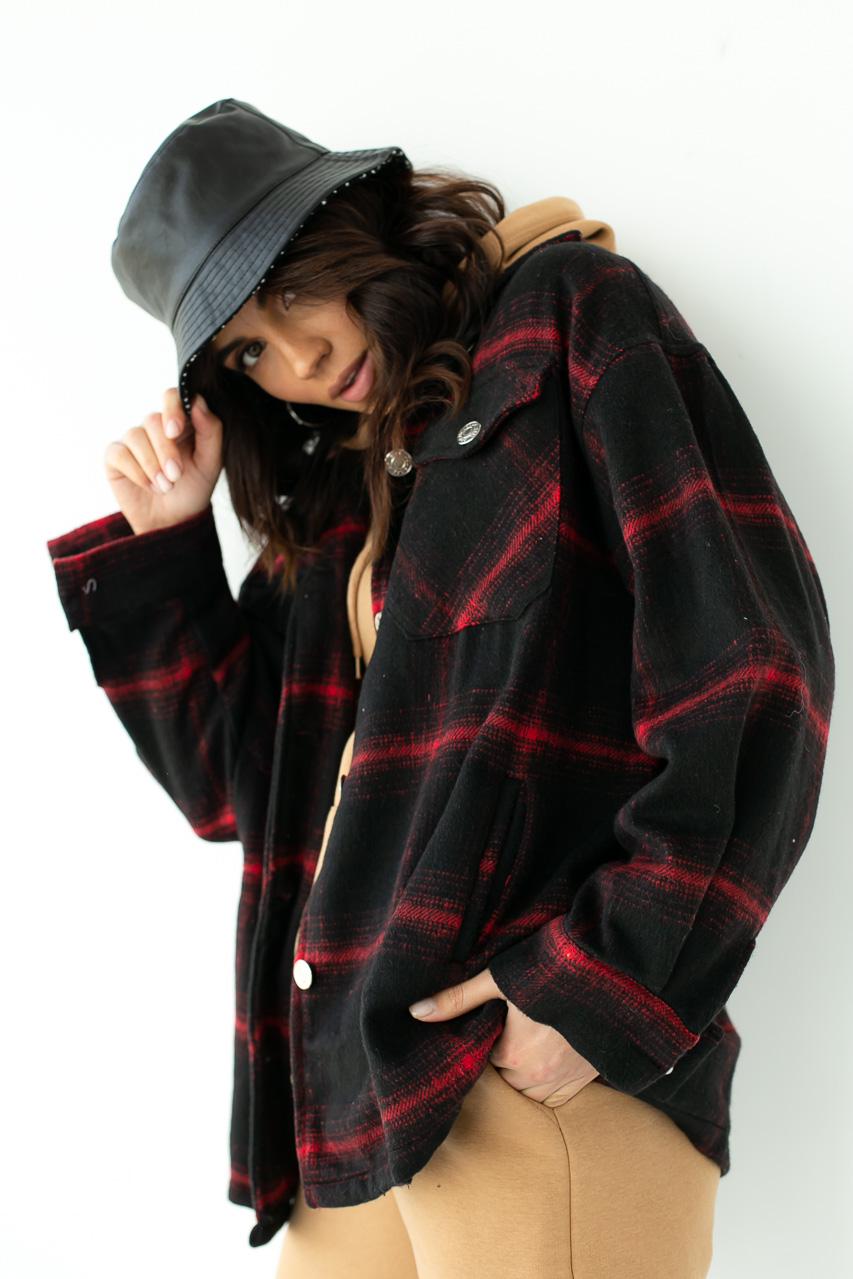 Сорочка жіноча Pickk-upp S Червоний (9498785) - фото 7