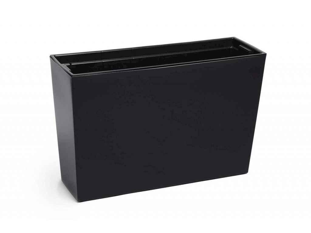 Горшок для цветов Lamela 12 л 190x560 мм 564 Вербена 04 с вкладом Черный (965993) - фото 1 Горшок для цветов Lamela 12 л 190x560 мм 564 Вербена 04 с вкладом Черный (965993) - фото 1