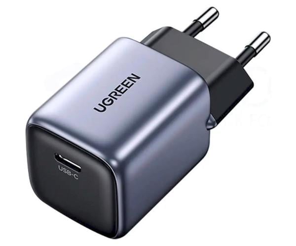Зарядное устройство сетевое UGREEN CD319 Type-C PD30W/QC3.0 EU Space Gray