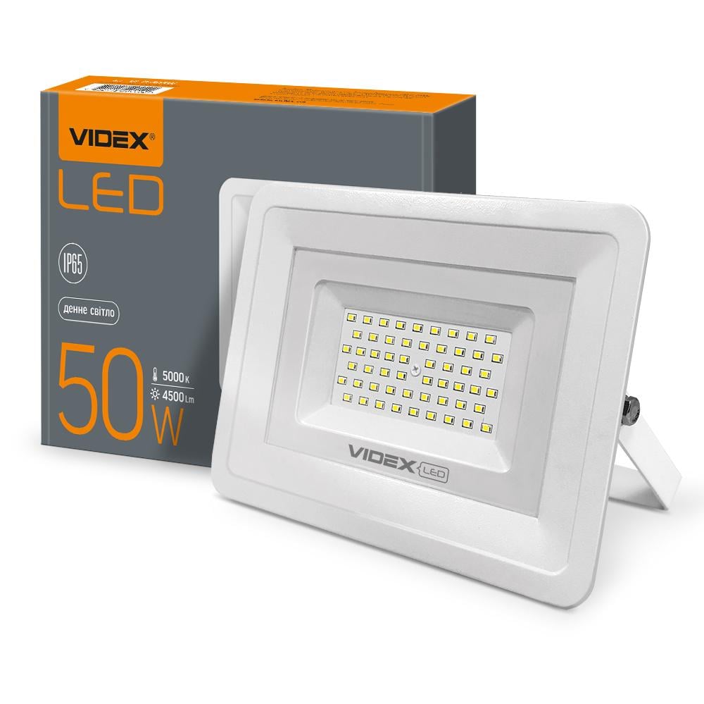 Прожектор LED VIDEX 50W 5000K 4500Lm IP65 SMD VL-Fe505W