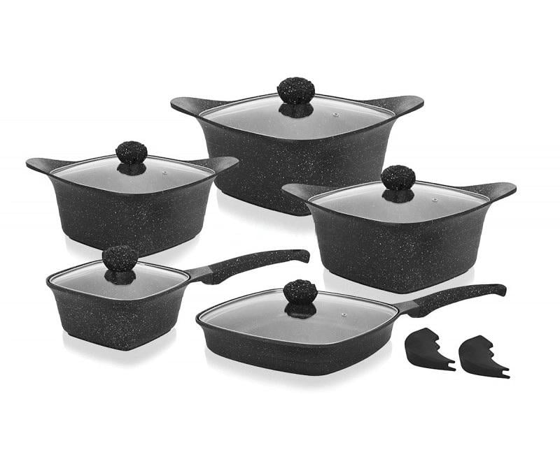 Набір посуду Edenberg EB-12912 з гранітним антипригарним покриттям та турбо індукційним дном 12 пр. (27777808) Набір посуду Edenberg EB-12912 з гранітним антипригарним покриттям та турбо індукційним дном 12 пр. (27777808)