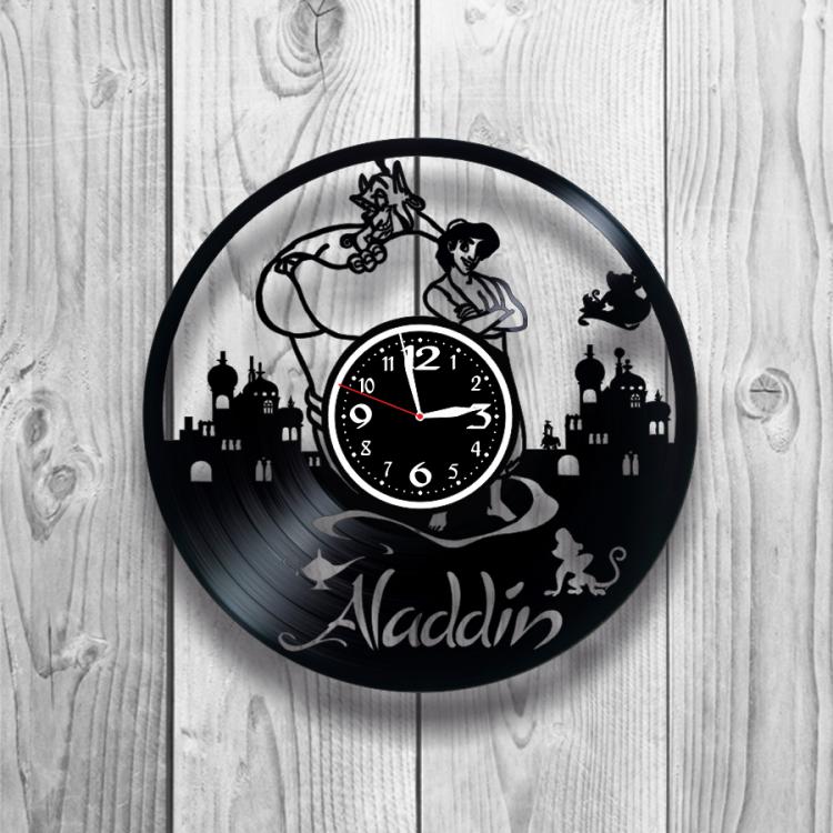 Годинник настінний Аладдін 0489 з вінилової платівки