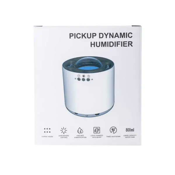 Увлажнитель воздуха с RGB-подсветкой и синхронизацией с музыкой 800 мл Белый - фото 11 Увлажнитель воздуха с RGB-подсветкой и синхронизацией с музыкой 800 мл Белый - фото 11