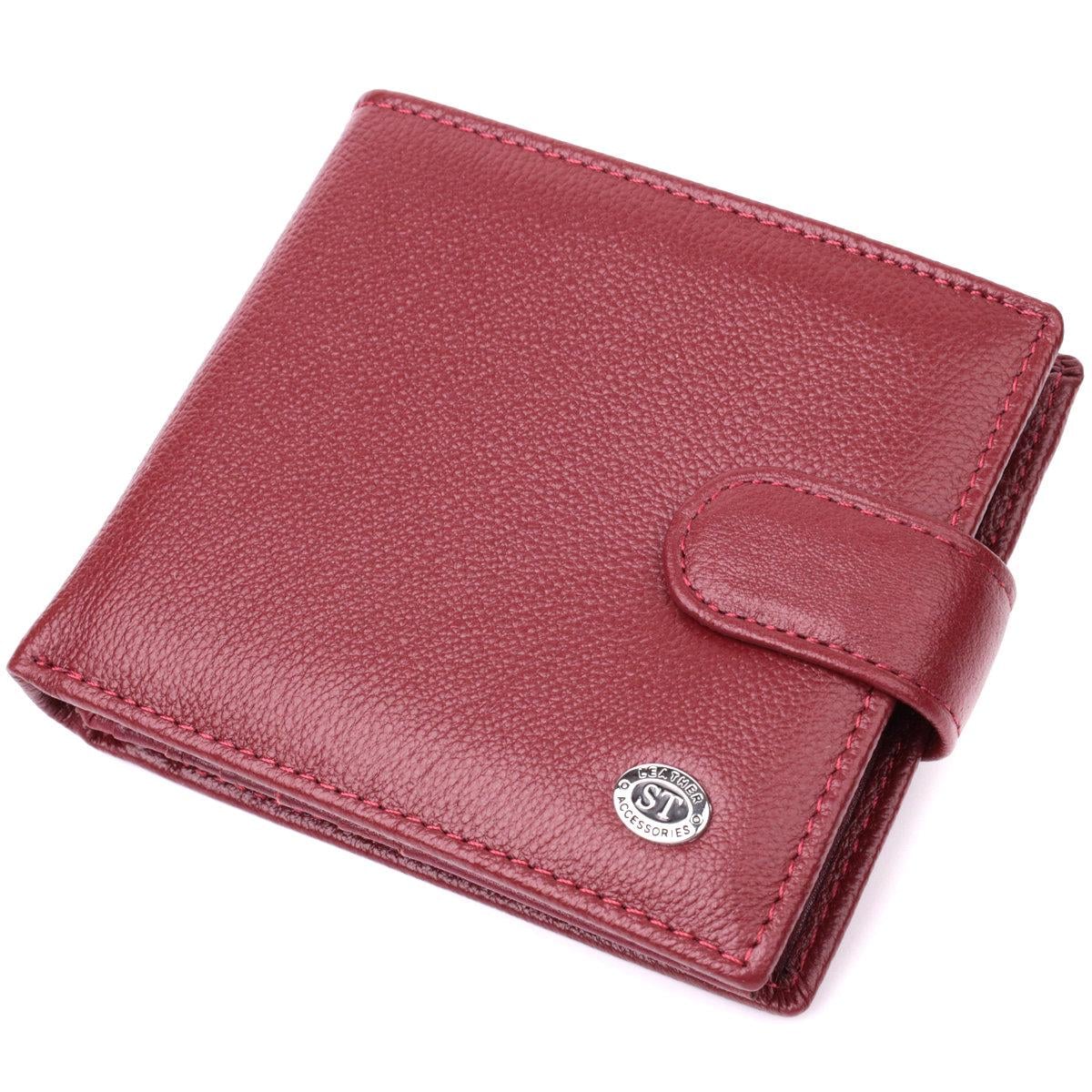 Кошелек ST Leather 22554 из натуральной кожи Бордовый (168-136-22554) Кошелек ST Leather 22554 из натуральной кожи Бордовый (168-136-22554)