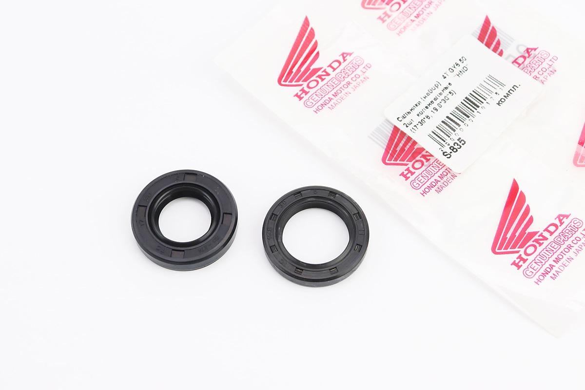 Сальники коленвала 50-100сс 2 шт. 17x30x6 мм/19,8x30x5 мм (309051)