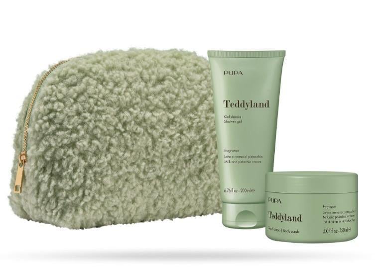 Набор гель для душа/скраб Pupa TeddyLand Kit Scrub Corpo/Shower Gel Milk and Pistachio Cream 150 мл/200 мл (2815237448)