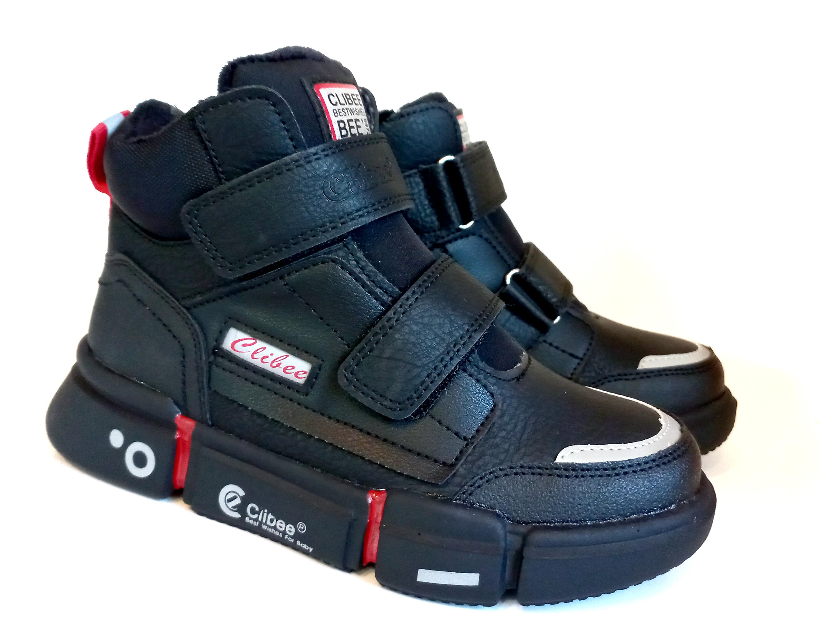 Черевики зимові Clibee р. 36 Black (арт.307B)