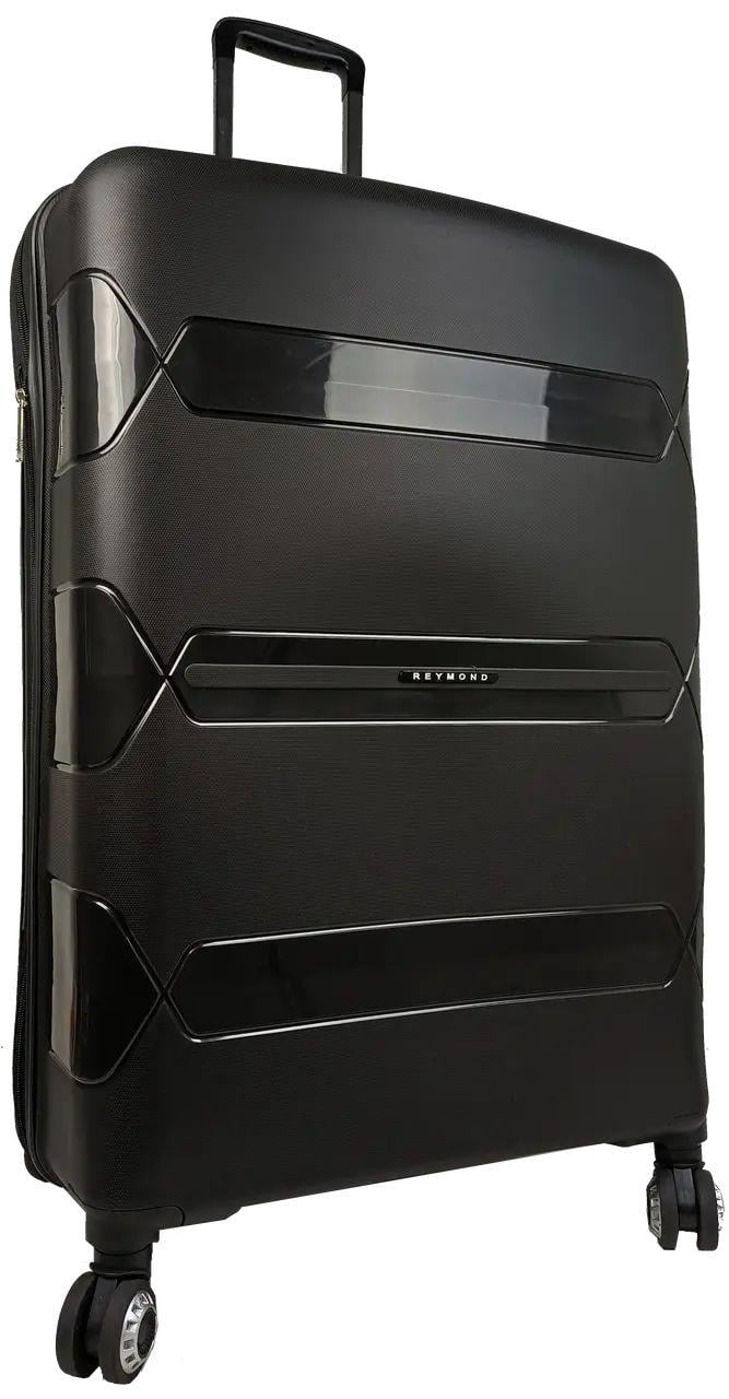 Валіза пластикова Reymond велика 120 л Чорний (S9010222) - фото 4 Валіза пластикова Reymond велика 120 л Чорний (S9010222) - фото 4